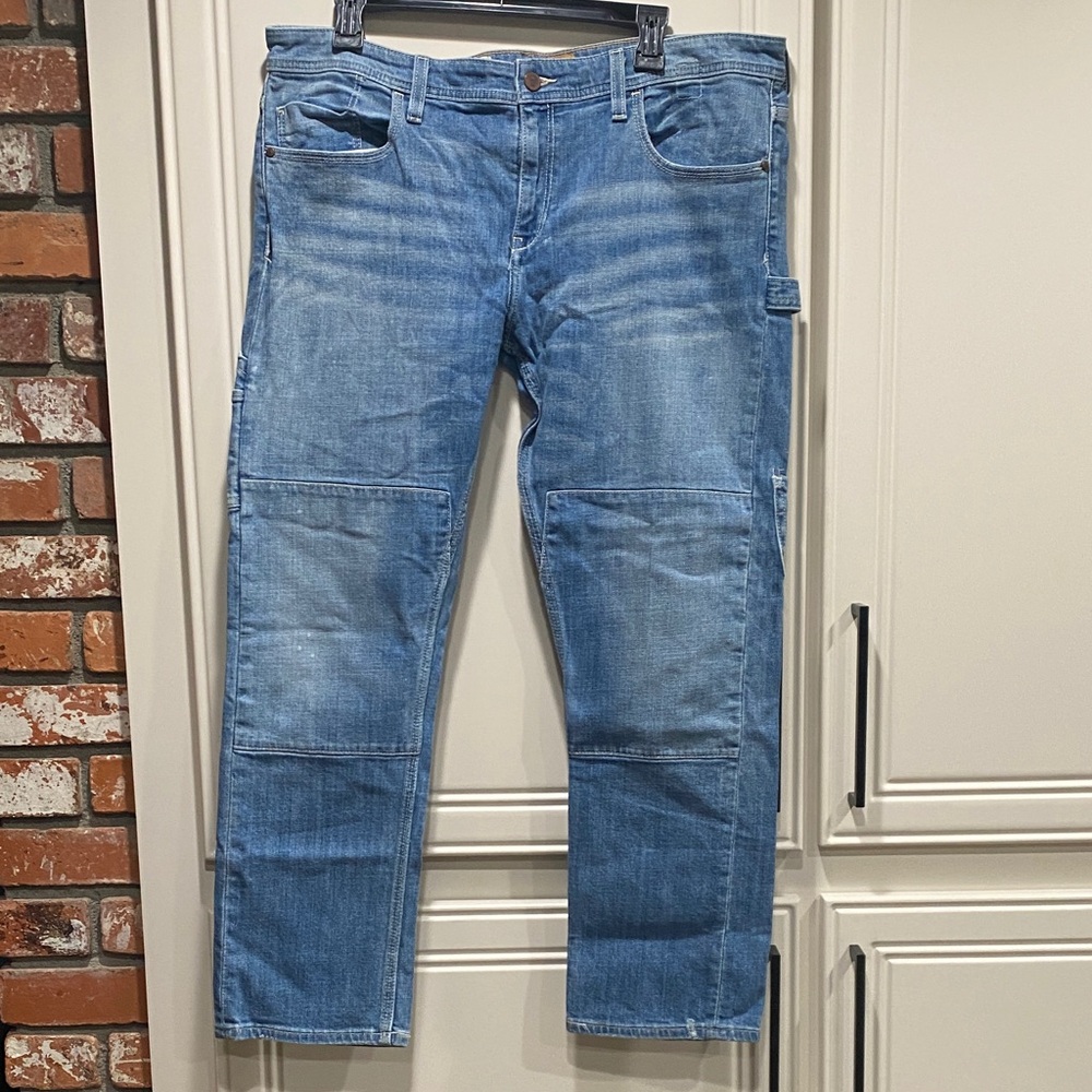 new pilcro and the letterpress carpenter jeans 32